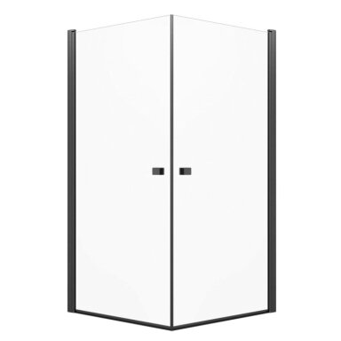 Dušo kabina MESINA Black DD 80x80