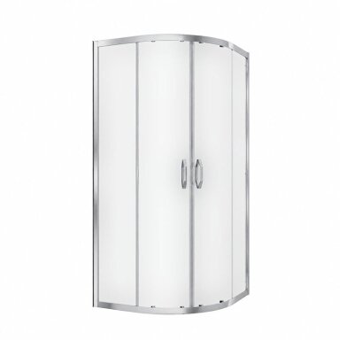 Dušo kabina TIVOLI 90x90 chrome, matinis stiklas Dušo kabina TIVOLI 90x90 chrome, matinis stiklas
