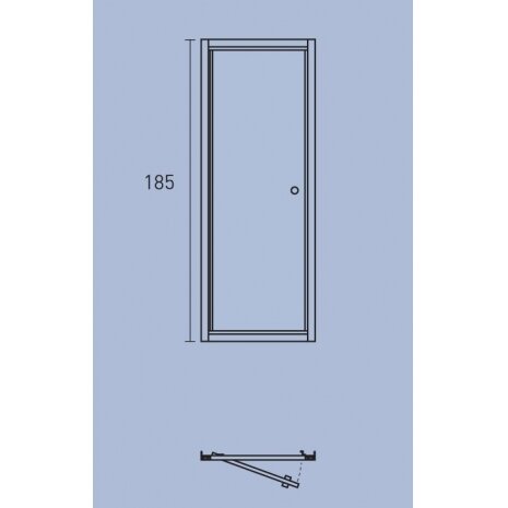 Dušo durys TECNO 755 19C 4