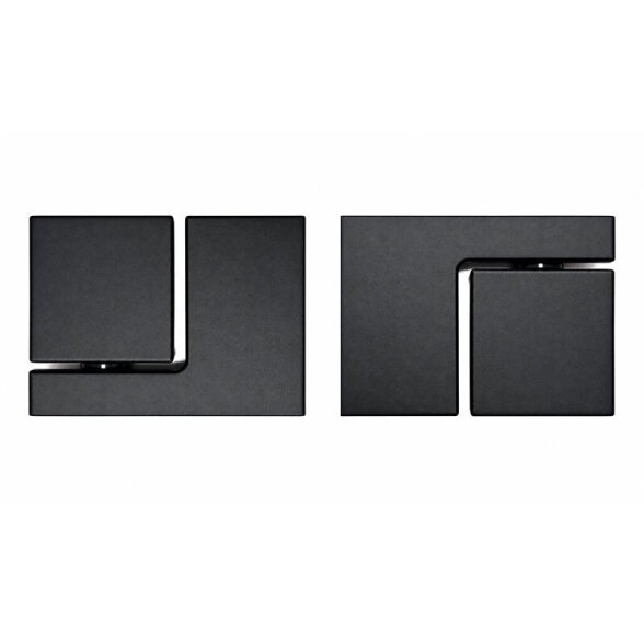 Dušo kabina CELINE black, matinis stiklas 8 mm 3 Dušo kabina CELINE black, matinis stiklas 8 mm 3