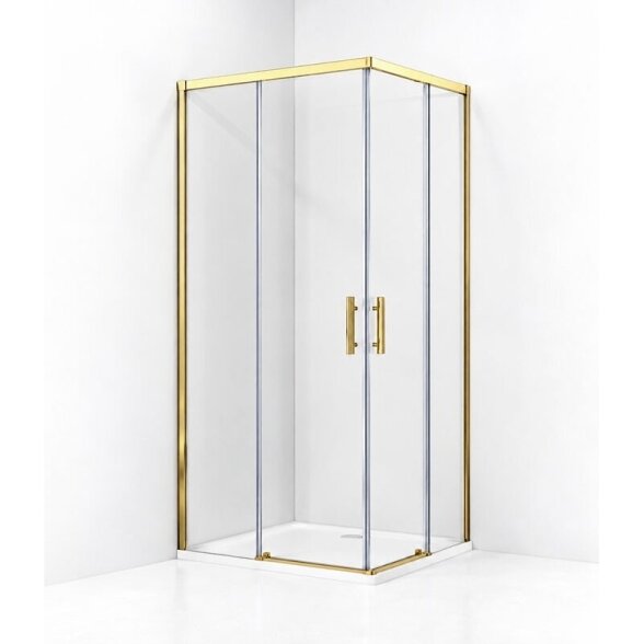 Dušo kabina FIRENZE Gold 90x90 1 Dušo kabina FIRENZE Gold 90x90 1