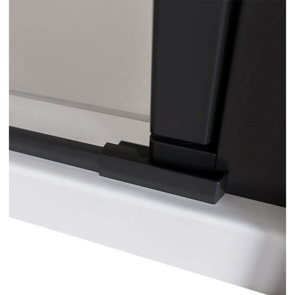 Dušo kabina MESINA Black DW 100x80 3