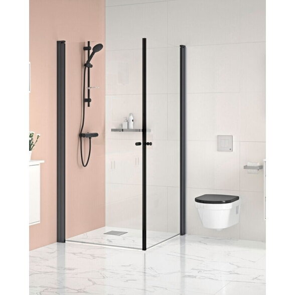 Dušo kabina NAPOLI black DD 90x90 Dušo kabina NAPOLI black DD 90x90