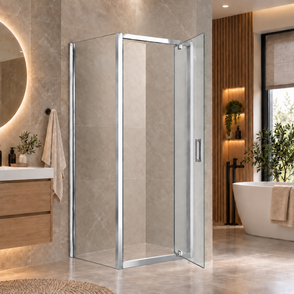 Dušo kabina NAPOLI chrome DW 80x90 1 Dušo kabina NAPOLI chrome DW 80x90 1
