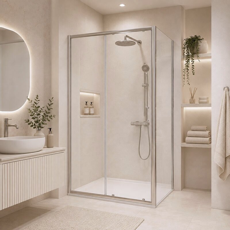 Dušo kabina CITY Asti chrome DW 120x90 Dušo kabina CITY Asti chrome DW 120x90