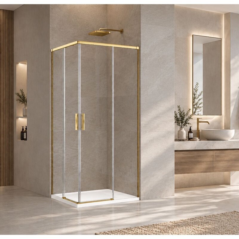 Dušo kabina FIRENZE Gold 90x90 Dušo kabina FIRENZE Gold 90x90