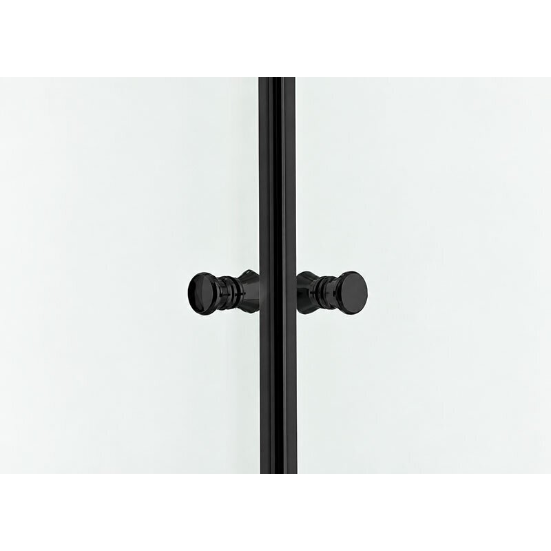 Dušo kabina NAPOLI black DD 90x90 3