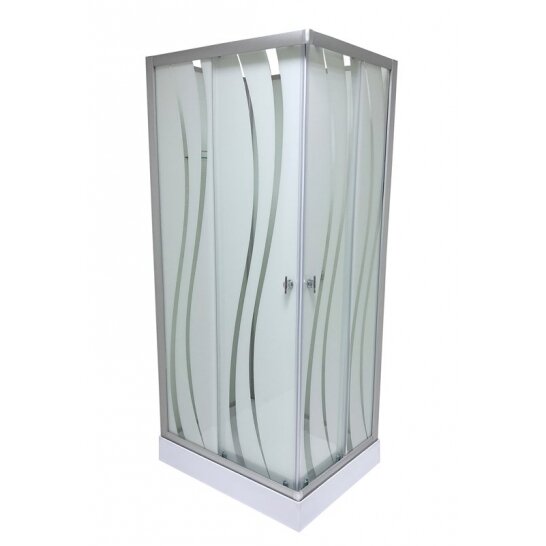 Hidromasažinė dušo kabina C1-79 White Crystal, 70x90 B 1 Hidromasažinė dušo kabina C1-79 White Crystal, 70x90 B 1