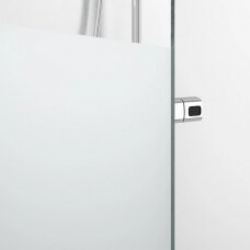 Pusapvalė dušo kabina IDO Showerama 10-4 70X70, dalinai matinis stiklas