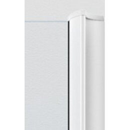 Pusapvalė dušo sienelė Ifö Space SBVK 800 White, skaidrus stiklas su rankenos profiliu 2