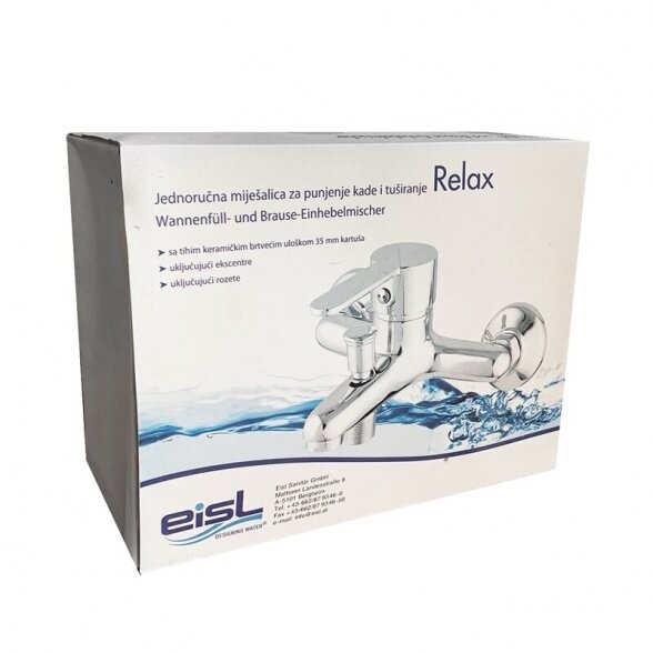 Vandens maišytuvas voniai EISL Relax NI023RLCR-BH, Chrome 3